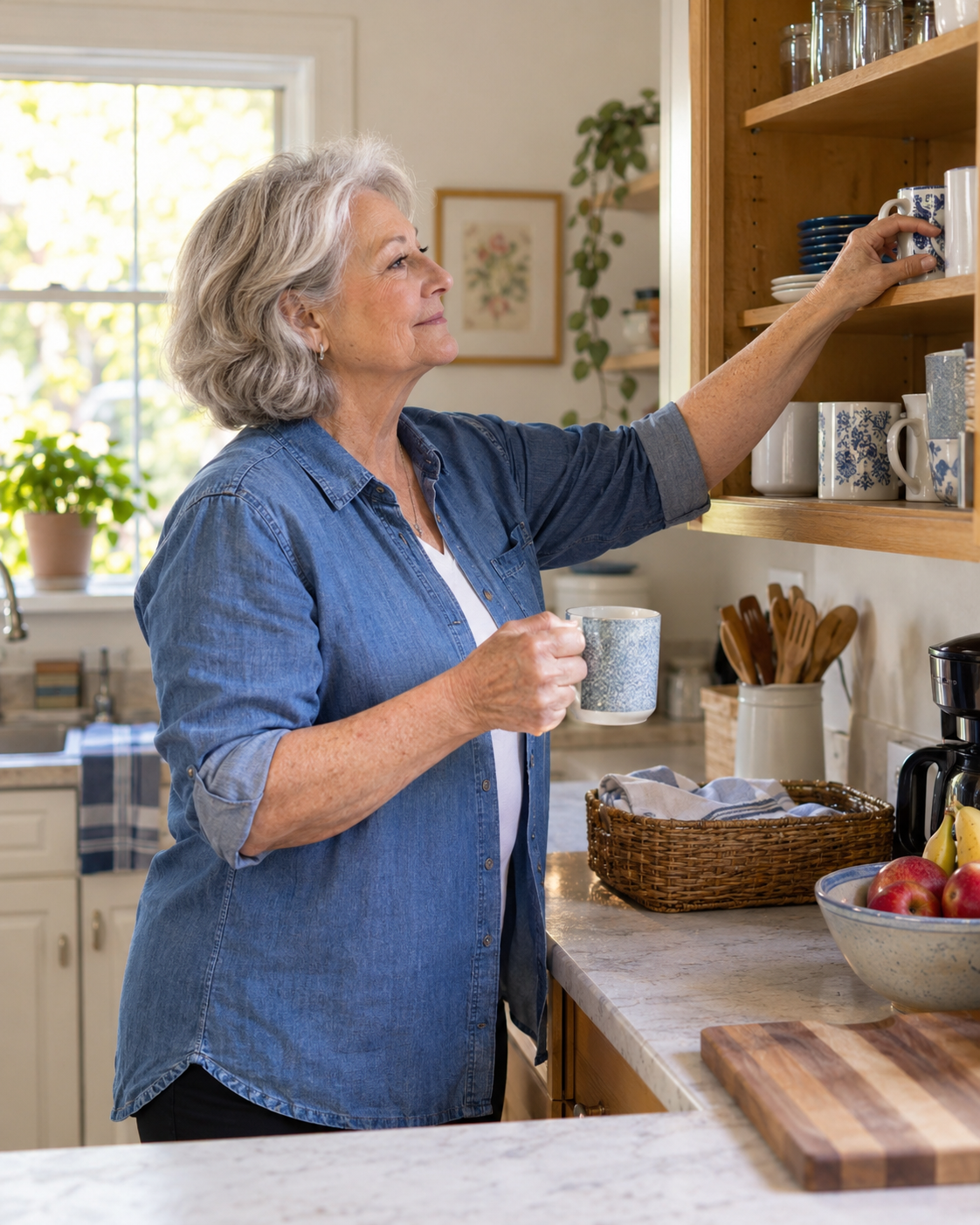 Set up the kitchen around comfortable reach